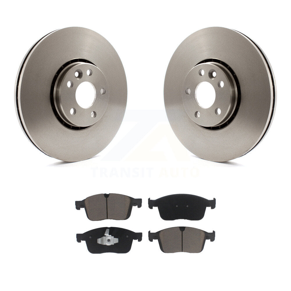 Brake Rotor Ceramic Pad Front Kit For Volvo XC60 With 328mm Diameter