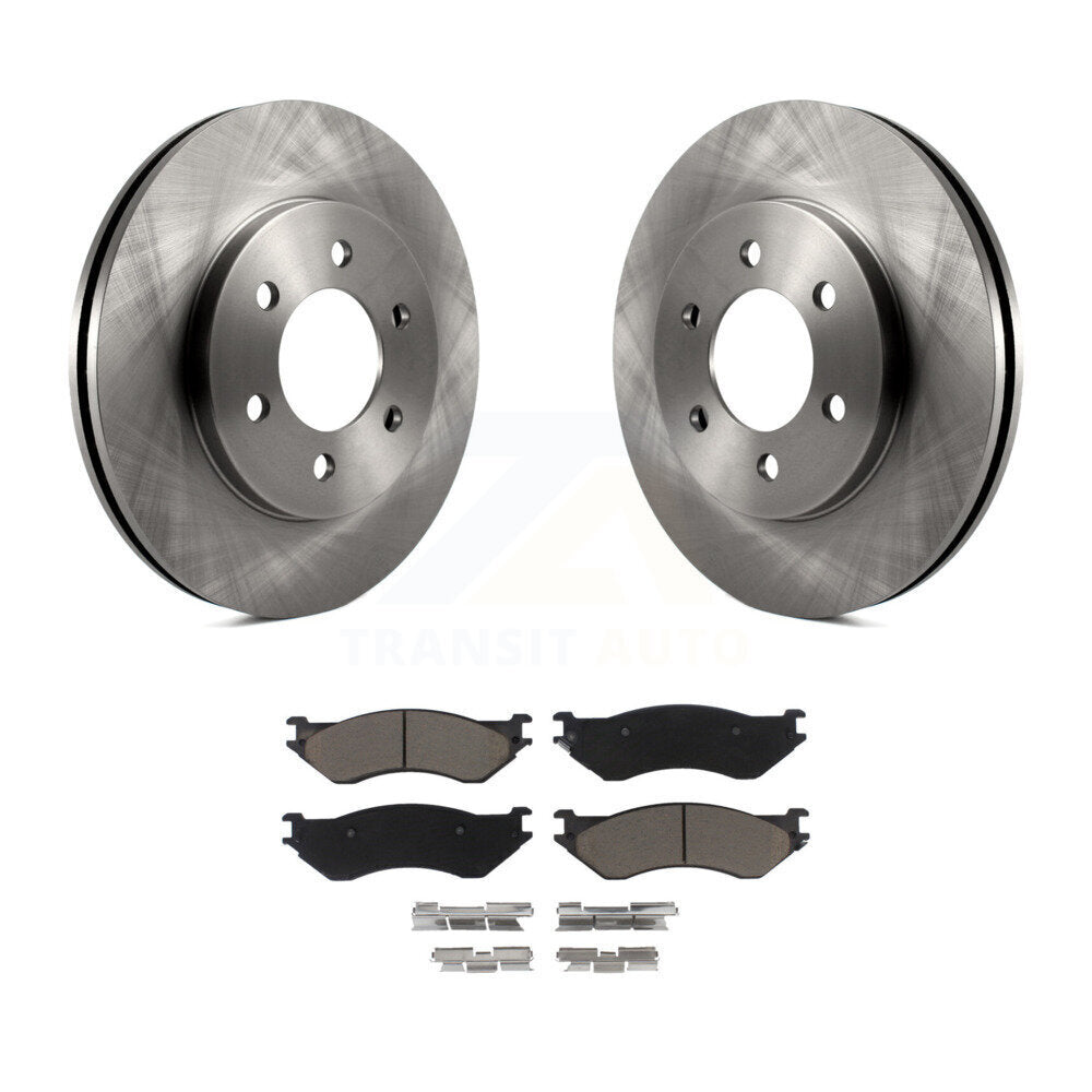 Disc Brake Rotors Ceramic Pad Front Kit For 2002 Lincoln Navigator From 03 19 02