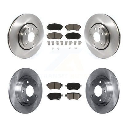 Disc Brake Rotors And Ceramic Pads Front Rear Kit For 2021 Mazda 6 Turbocharged