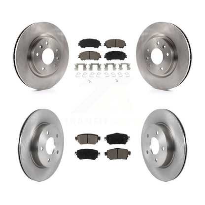 Disc Brake Rotors And Ceramic Pads Front Rear Kit For Nissan Rogue Sport Qashqai