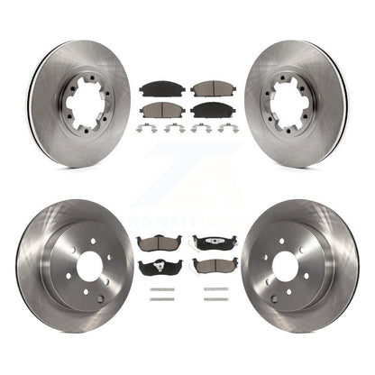 Brake Rotor & Ceramic Pad Front Rear Kit For 2004 Nissan Pathfinder From 08