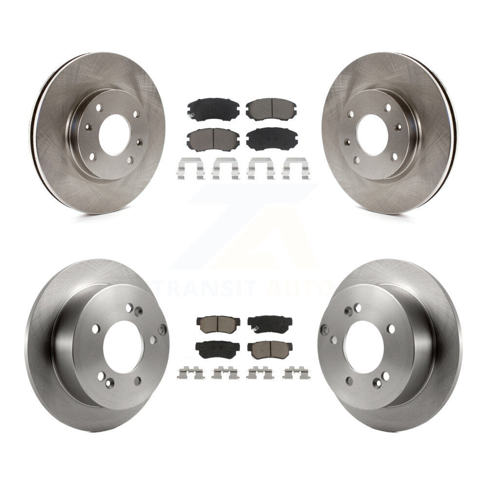 Disc Brake Rotor And Ceramic Pad Front Rear Kit For 2005 Kia Magentis From 10 05