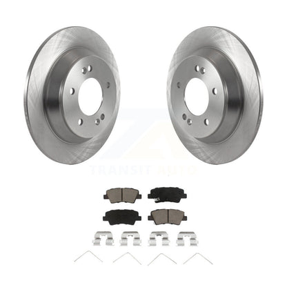 Disc Brake Rotors And Ceramic Pads Rear Kit For 2020-2022 Kia Soul 1.6L