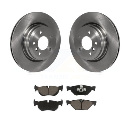 Brake Rotors Ceramic Pad Rear Kit For 2012 BMW X1 With 336mm Diameter Rotor