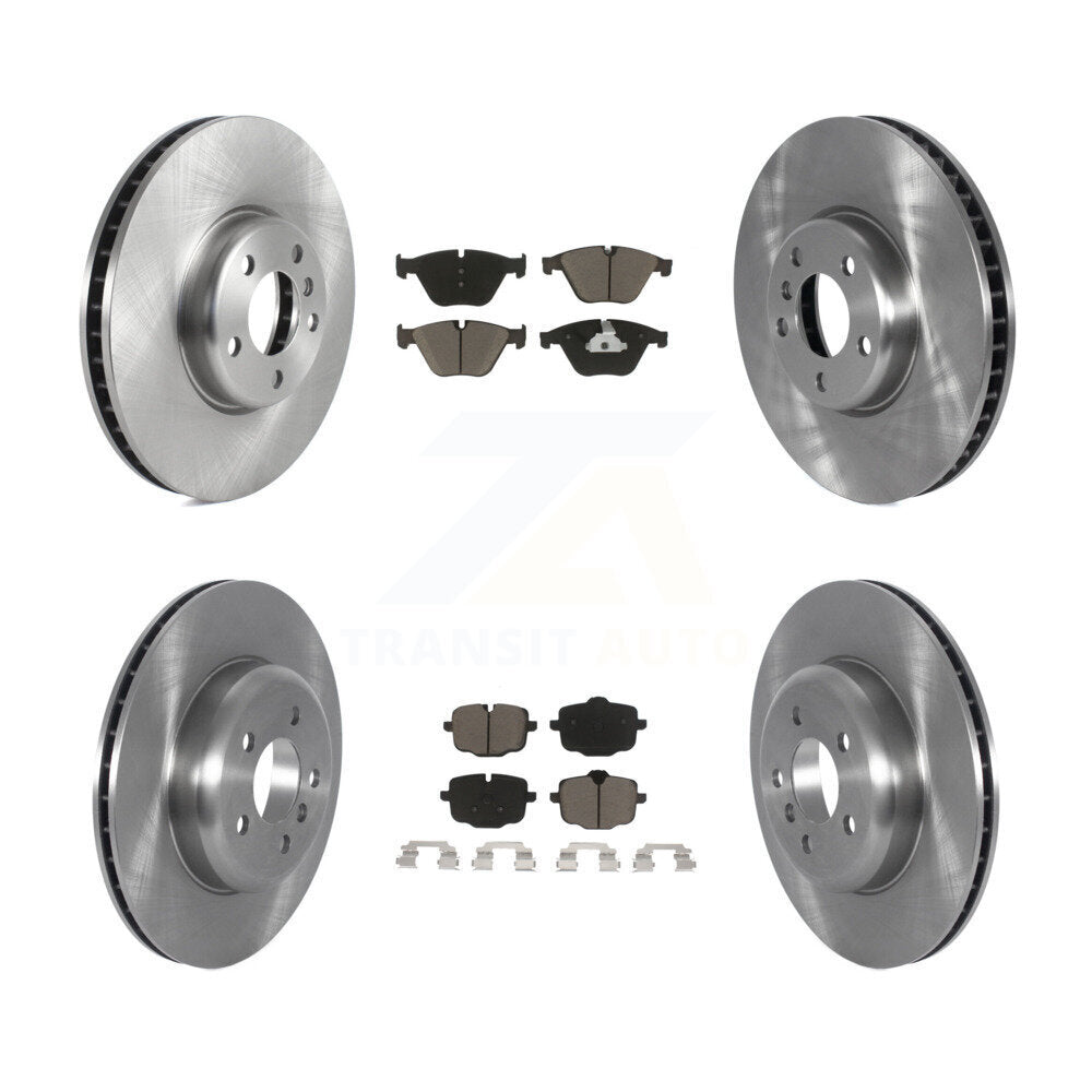 Disc Brake Rotors And Ceramic Pads Front Rear Kit (6Pc) For BMW 535i