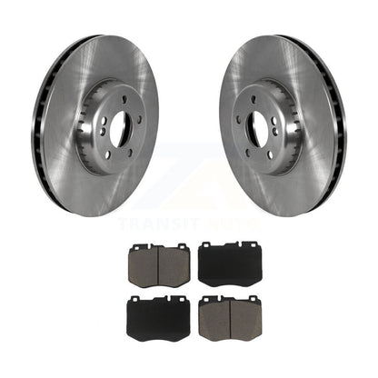 Disc Brake Rotors And Ceramic Pads Front Kit For Mercedes-Benz C300 C400 C350e