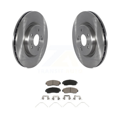 Disc Brake Rotors And Ceramic Pads Front Kit For 2019-2024 Acura RDX