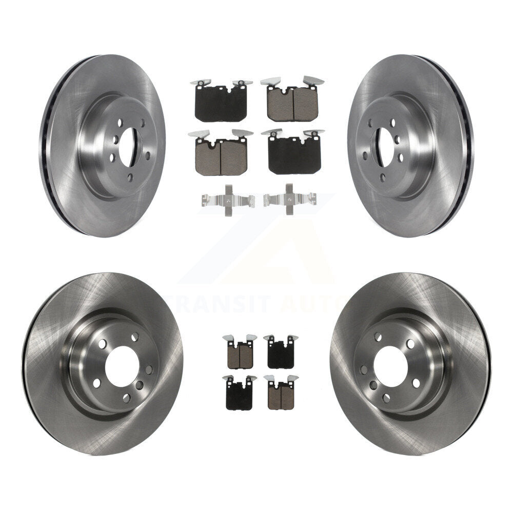 Disc Brake Rotors And Ceramic Pads Front Rear Kit For 2018-2020 BMW M240i xDrive