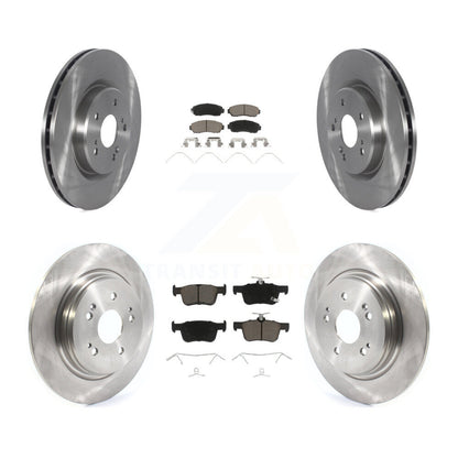 Disc Brake Rotors And Ceramic Pads Front Rear Kit For 2019-2021 Acura RDX