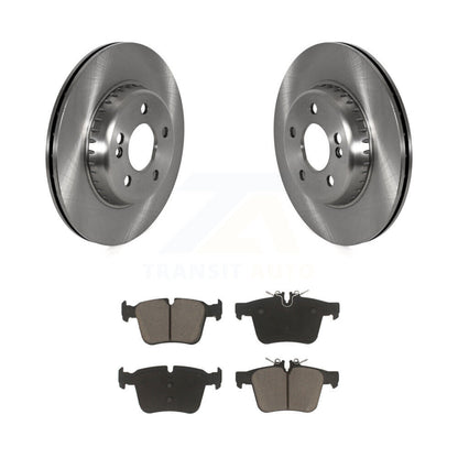 Disc Brake Rotors And Ceramic Pads Rear Kit For Mercedes-Benz C300 C400 C350e