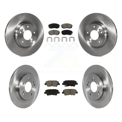 Disc Brake Rotors And Ceramic Pads Front Rear Kit For 2022-2023 Hyundai Kona AWD