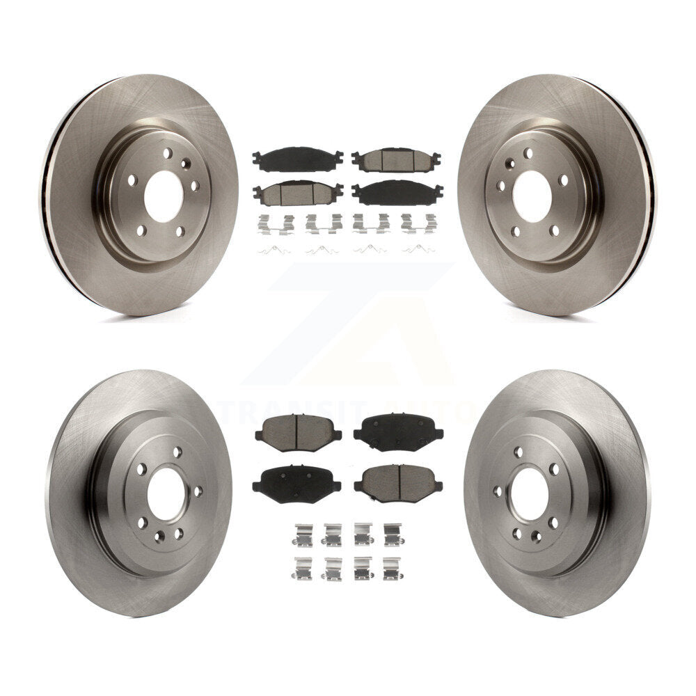 Brake Rotors Ceramic Pad Front Rear Kit For 2015 Ford Explorer Limited/Sport/XLT
