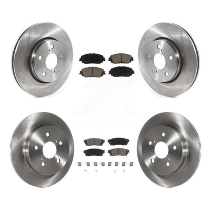Disc Brake Rotors And Ceramic Pads Front Rear Kit For Toyota C-HR