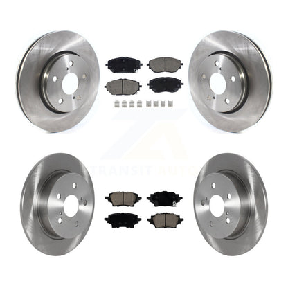 Disc Brake Rotors And Ceramic Pads Front Rear Kit For Toyota C-HR