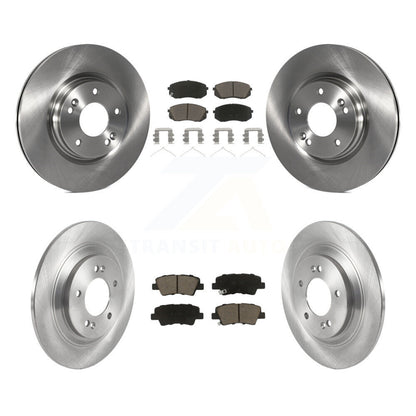 Brake Rotor And Ceramic Pad Front Rear Kit For Hyundai Kona Electric Kia Niro EV