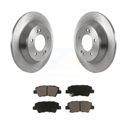 Brake Rotors & Ceramic Pad Rear Kit For Hyundai Kona With Electric Parking