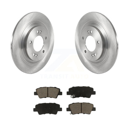 Disc Brake Rotor Ceramic Pad Rear Kit For Hyundai Kona Electric Kia Soul EV Niro