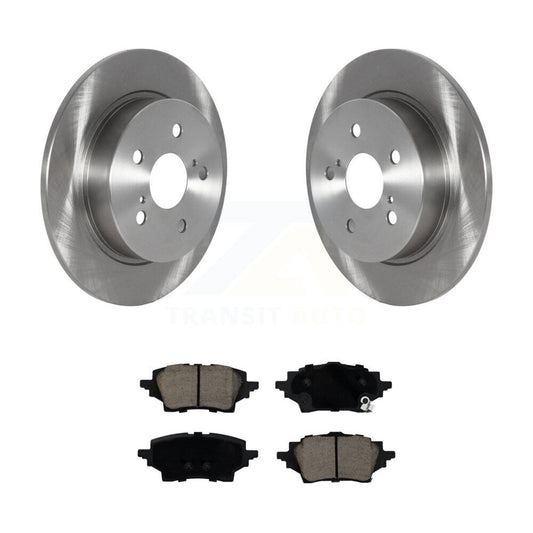 Disc Brake Rotors And Ceramic Pads Rear Kit For Toyota C-HR