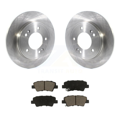 Disc Brake Rotors And Ceramic Pad Rear Kit For Kia Forte Hyundai Veloster Forte5