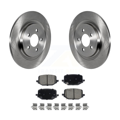 Disc Brake Rotors And Ceramic Pads Rear Kit For 2022-2024 Ford Explorer 2.3L