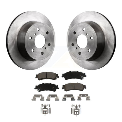 Disc Brake Rotors And Ceramic Pads Rear Kit For GMC Sierra 1500 Classic