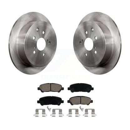 Disc Brake Rotors And Ceramic Pads Rear Kit For Toyota Highlander