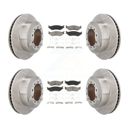 Brake Rotors Ceramic Pad Front Rear Kit For International TerraStar IC AE School