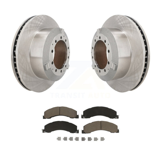 Brake Rotor & Ceramic Pad Rear Kit For Ram Dodge Sterling Truck 4500 5500 Bullet