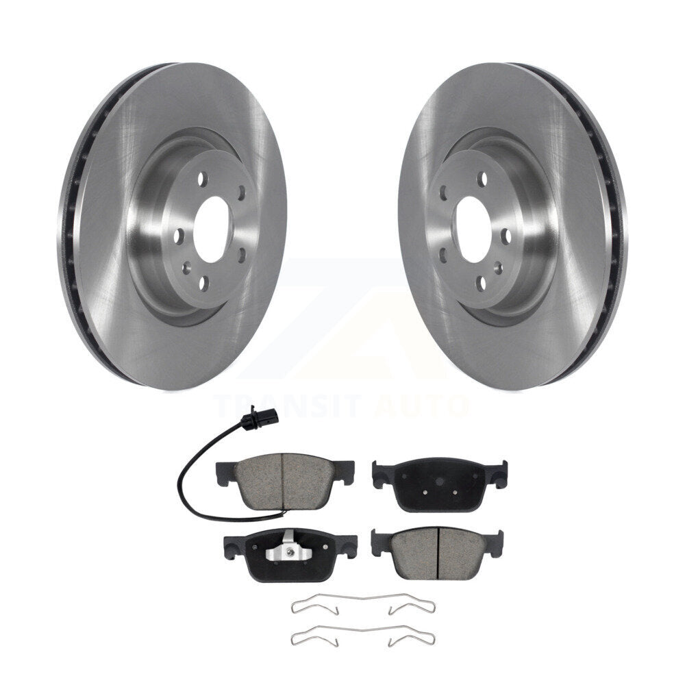 Disc Brake Rotors And Ceramic Pads Front Kit For Audi A4 Quattro