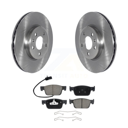 Brake Rotors & Ceramic Pad Front Kit For Audi A4 With 314mm Diameter Rotor