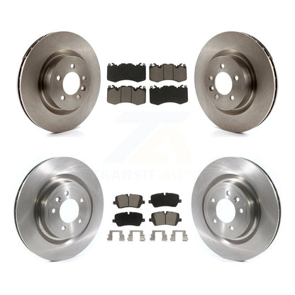 Disc Brake Rotors And Ceramic Pads Front Rear Kit For 2016 Land Rover Range 3.0L