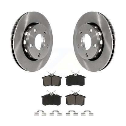 Brake Rotor Ceramic Pad Rear Kit For 2002 Audi S4 With 256mm Diameter