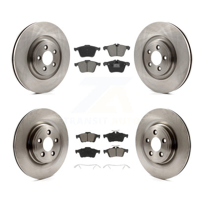 Disc Brake Rotor And Ceramic Pad Front Rear Kit For Jaguar XF XJ XKR XK Super V8