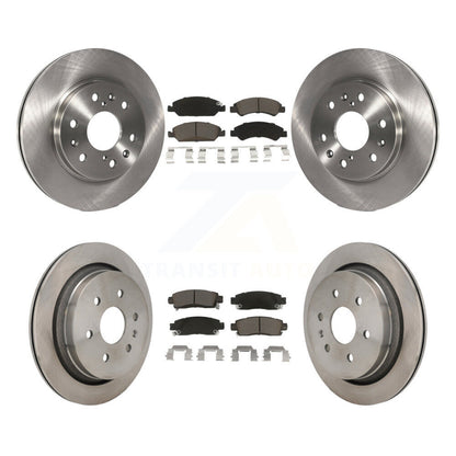 Disc Brake Rotors And Ceramic Pads Front Rear Kit For Cadillac XTS