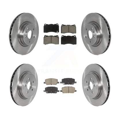 Disc Brake Rotors And Ceramic Pads Front Rear Kit For 2017-2019 Tesla X S