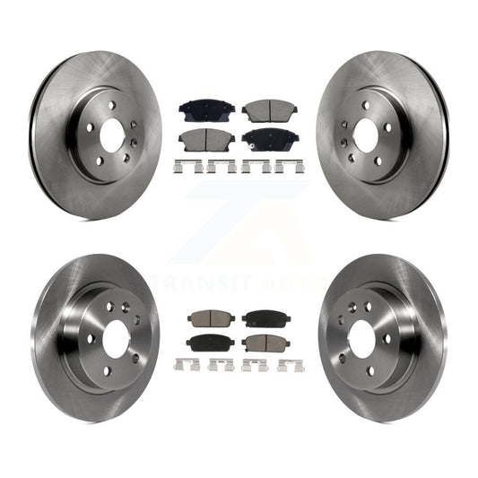 Brake Rotor Ceramic Pad Front Rear Kit For 2013-2017 Chevrolet Trax Buick Encore
