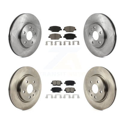Disc Brake Rotors And Ceramic Pads Front Rear Kit For 2019 Cadillac XT4