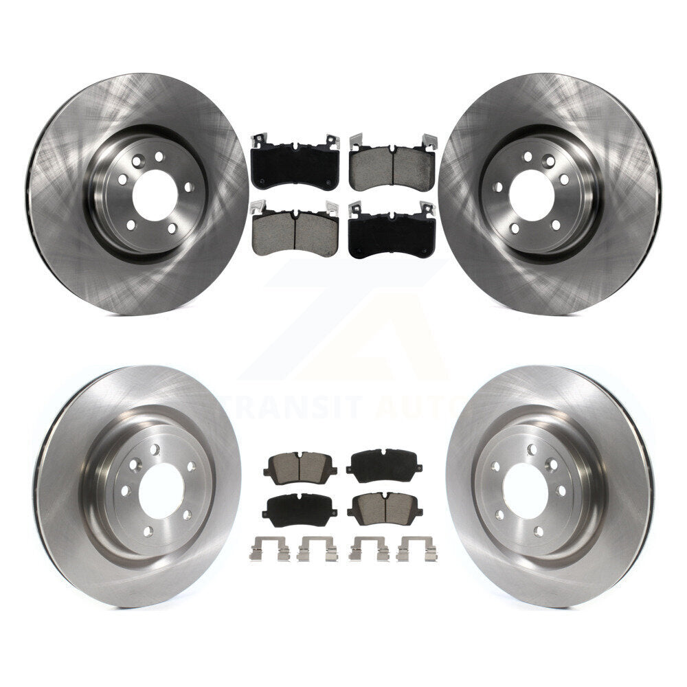 Disc Brake Rotors And Ceramic Pads Front Rear Kit For Land Rover Range