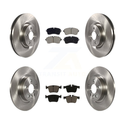 Disc Brake Rotors And Ceramic Pads Front Rear Kit For Jaguar E-Pace
