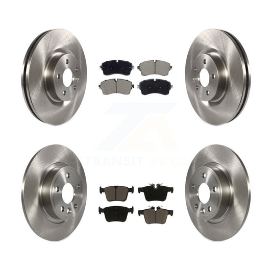Disc Brake Rotors And Ceramic Pads Front Rear Kit For Jaguar E-Pace