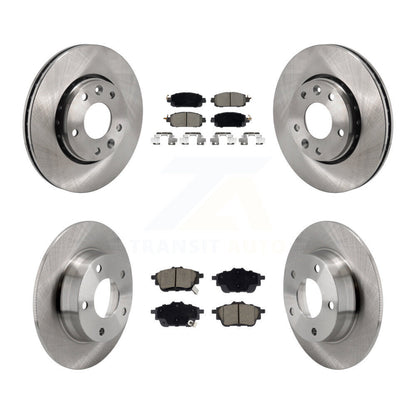 Brake Rotors Ceramic Pad Front Rear Kit For 20-23 Nissan Sentra Disc rear brakes