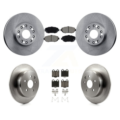 Brake Rotor & Ceramic Pad Front Rear Kit For Lexus SC430 IS300 GS300 GS400 GS430