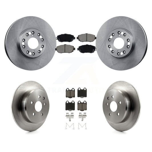 Brake Rotor & Ceramic Pad Front Rear Kit For Lexus SC430 IS300 GS300 GS400 GS430