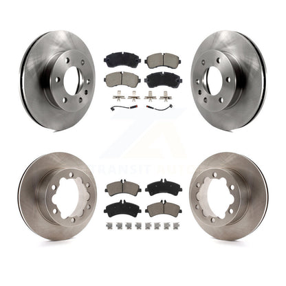 Brake Rotor And Ceramic Pad Front Rear Kit For Sprinter 3500 Mercedes-Benz Dodge