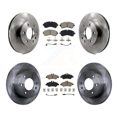 Disc Brake Rotor Ceramic Pad Front Rear Kit For Dodge Sprinter 3500 Freightliner