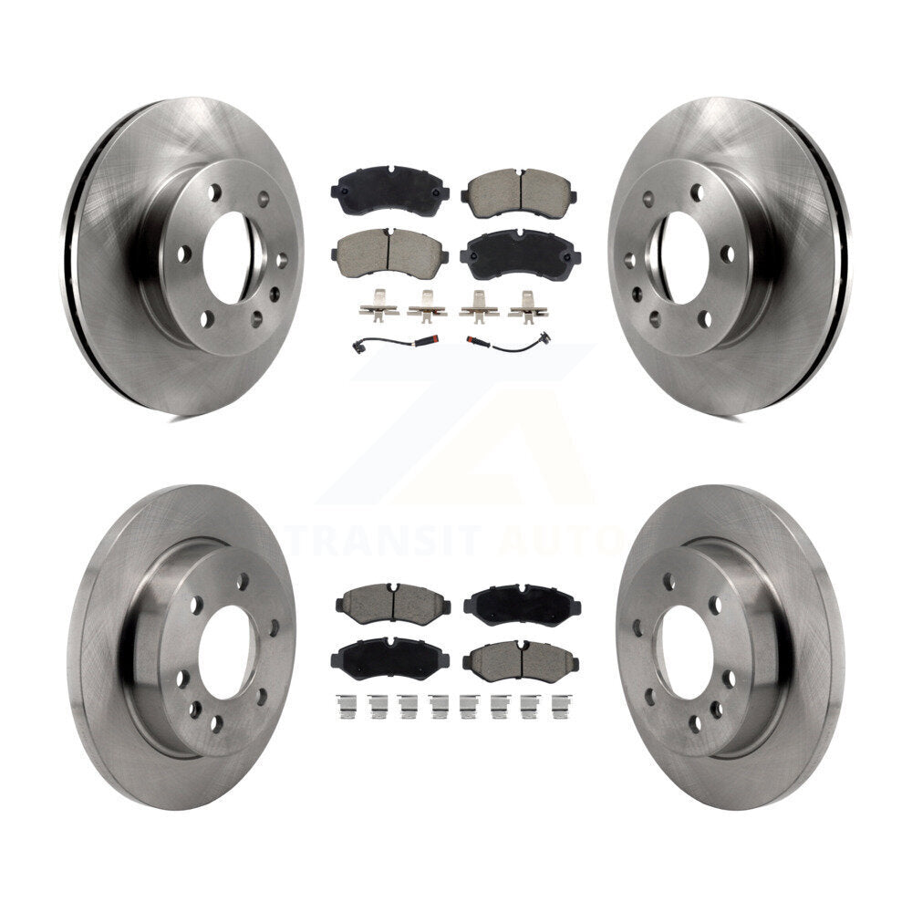 Brake Rotor Ceramic Pad Front Rear Kit For Mercedes-Benz Sprinter 2500 3500 4500
