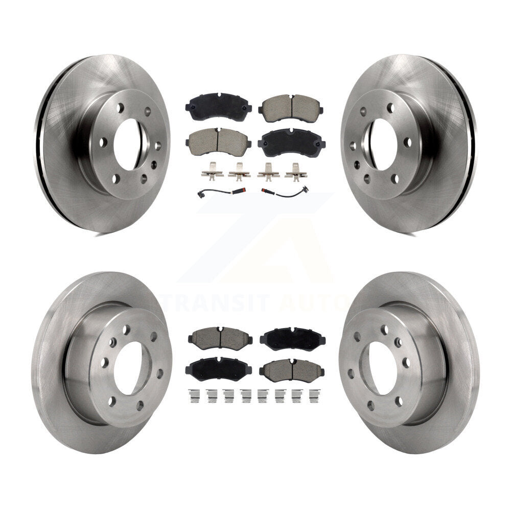 Brake Rotor Ceramic Pad Front Rear Kit For Mercedes-Benz Sprinter 2500 3500 1500