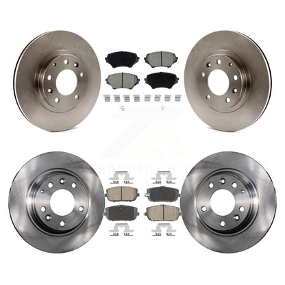 Disc Brake Rotors And Ceramic Pads Front Rear Kit For 2006-2015 Mazda MX-5 Miata