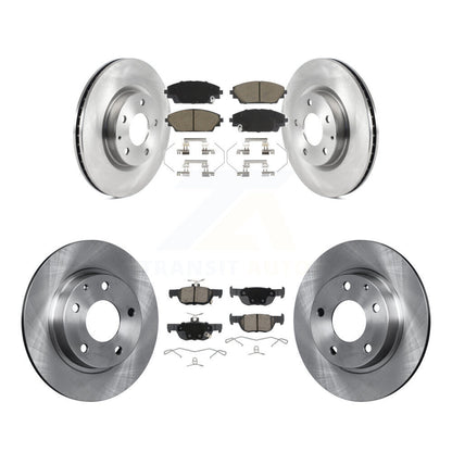 Disc Brake Rotors And Ceramic Pads Front Rear Kit For Mazda CX-30