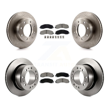 Disc Brake Rotors And Ceramic Pads Front Rear Kit For Ram 2500 3500